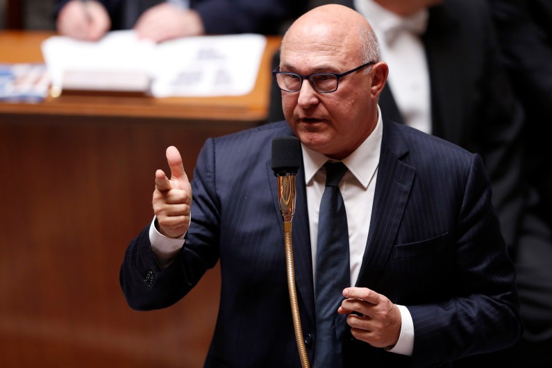 Michel Sapin, ministre de l'Économie et des Finances