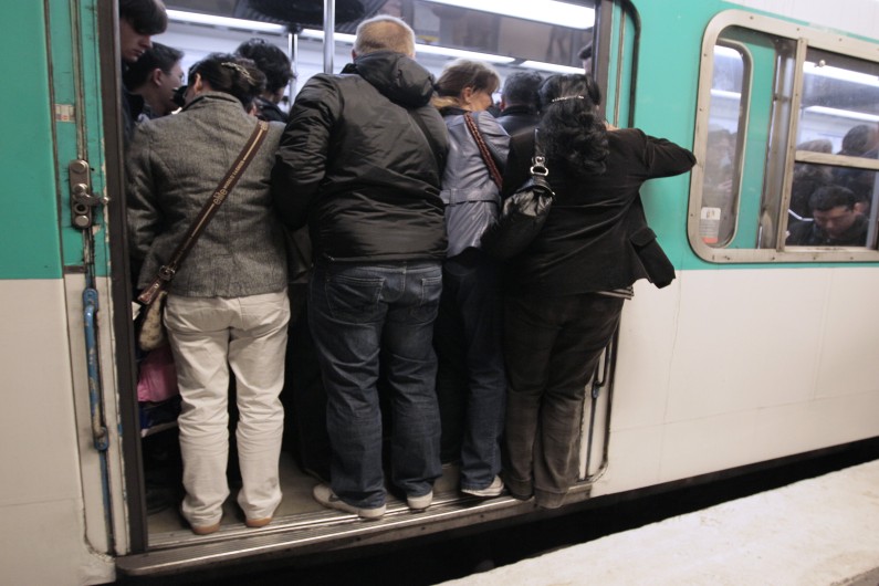 Une rame de métro de la RATP (illustration)