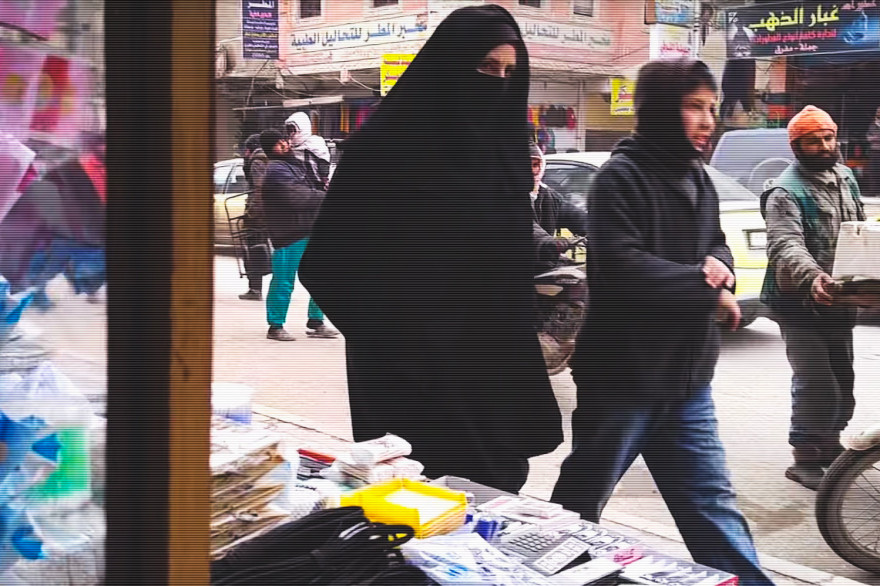 Une femme sur un marché en Syrie (illustration)