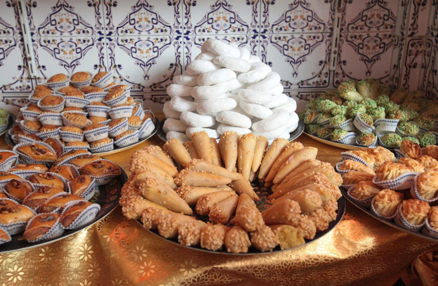 Des pâtisseries arabes préparées la veille du ramadan en France (illustration)