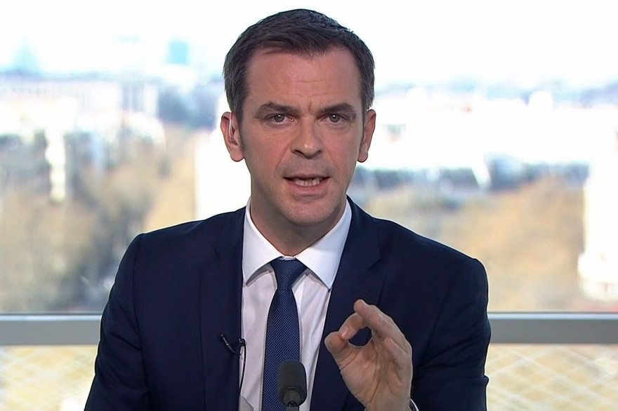 Olivier Véran lors du Grand Jury le 22 mars 2020.