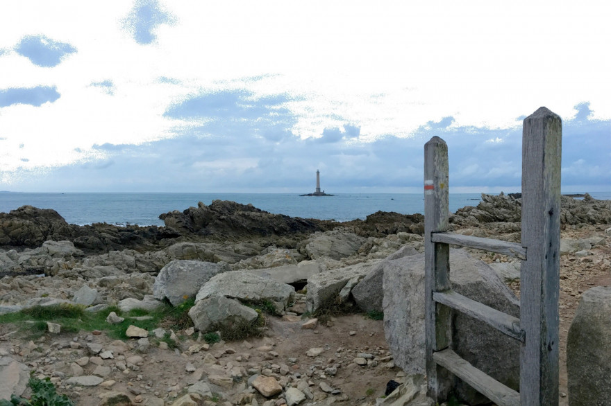 Le phare de Goury au bout de la Hague.