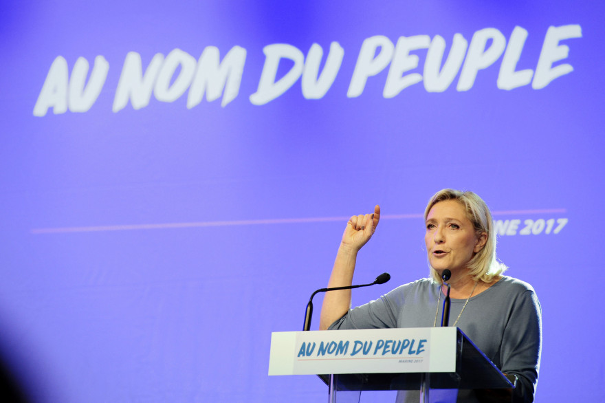Marine Le Pen à Fréjus, le 18 septembre 2016