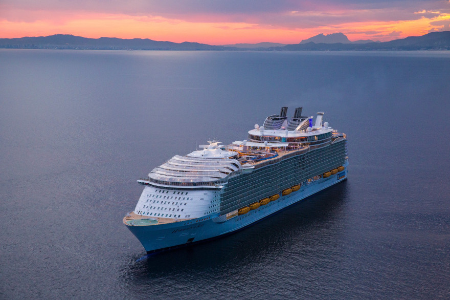 l'Harmony of the Seas de Royal Caribbean en méditerranée.
