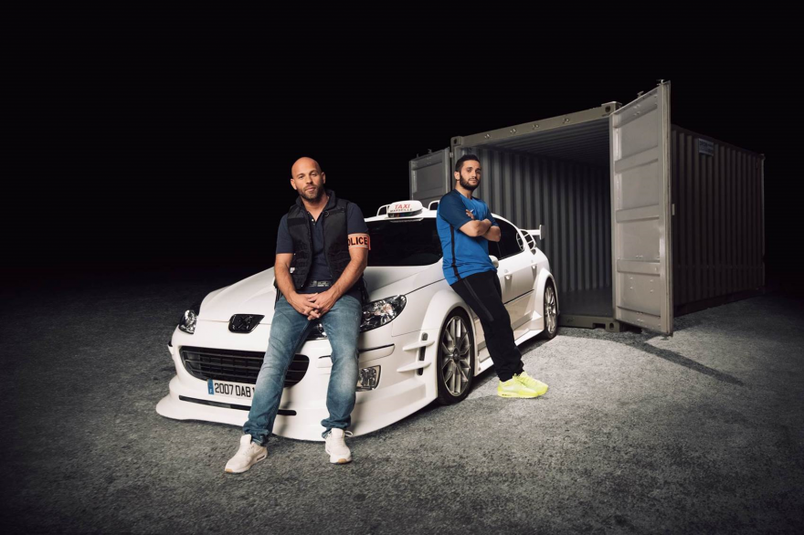 Malik Bentalha et Franck Gastambide dans "Taxi 5"