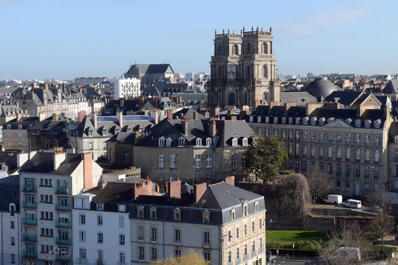 Des images de la ville de Rennes en 2017