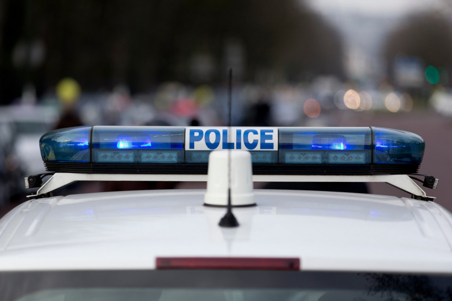 Une voiture de police (illustration)