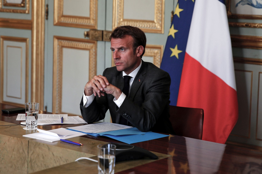 Emmanuel Macron, président de la République, le 18 mai 2020
