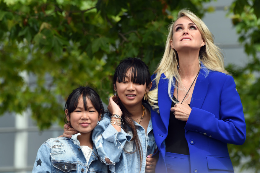 Joy Jade et Laeticia Hallyday, le 15 juin 2019 à Toulouse.