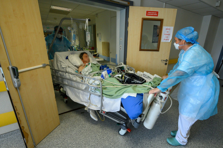 Un patient en service de réanimation, pendant la crise sanitaire (illustration)