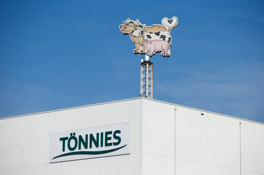 Une usine de production du géant allemand de l'industrie alimentaire Toennies Lebensmittel à Rheda-Wiedenbrueck (Photo d'illustration).