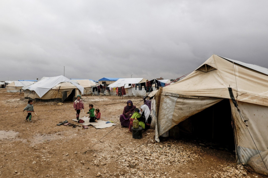 Un camp de réfugiés en Syrie (illustration)