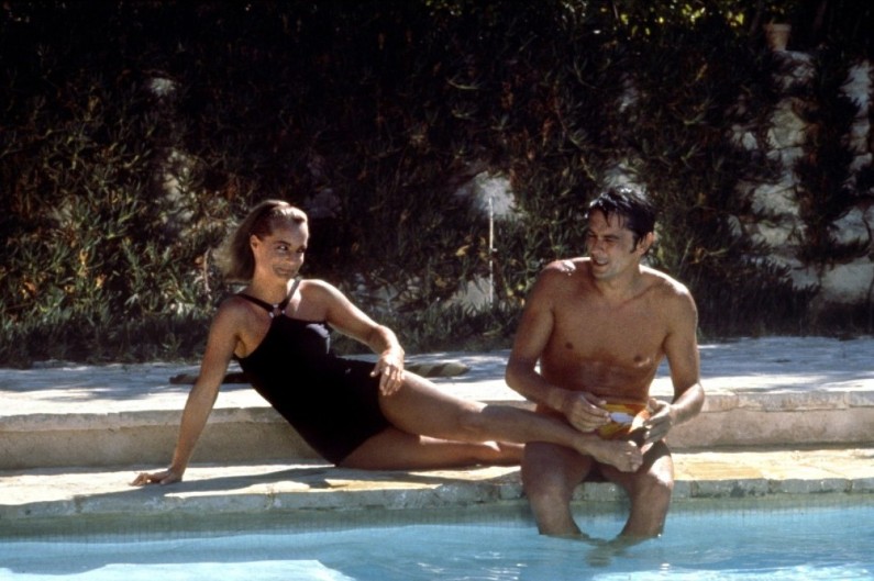 Romy Schneider et Alain Delon dans "La Piscine"
