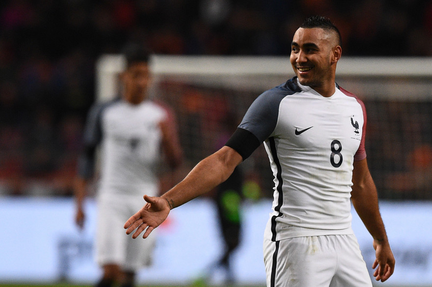 Dimitri Payet avec l'équipe de France avant l'Euro 2016