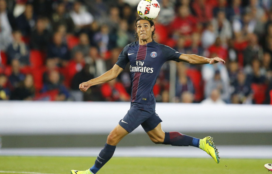 Edinson Cavani sous le maillot du PSG