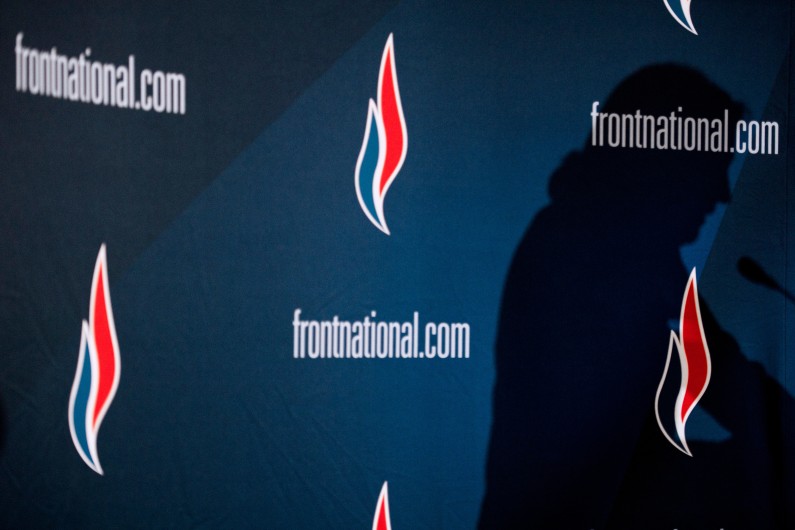 Le logo du Front national (illustration)