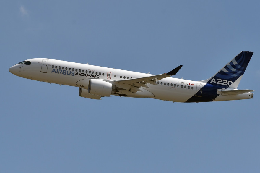 Un Airbus A220