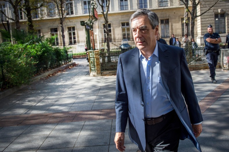François Fillon à Paris, le 1er octobre 2016