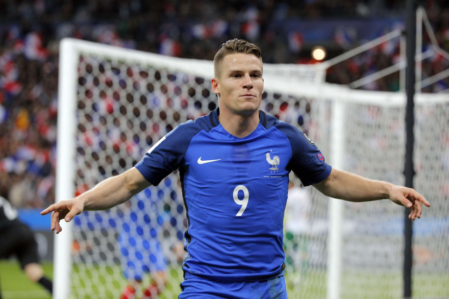 Kevin Gameiro auteur d'un doublé contre la Bulgarie vendredi 7 octobre