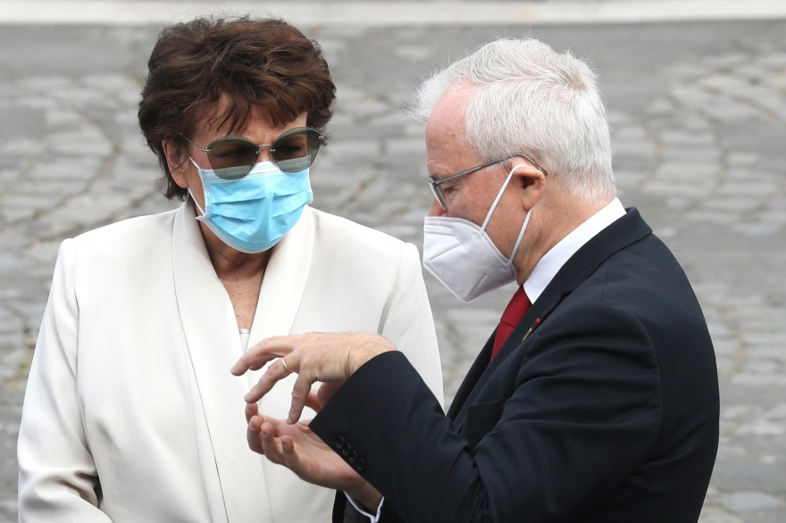 La ministre de la Culture Roselyne Bachelot le 14 juillet 2020