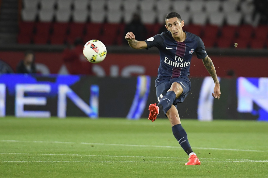 L'Argentin Angel Di Maria sous les couleurs du PSG en septembre 2016