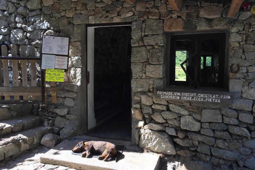 Le refuge de l'Estive sur le GR20