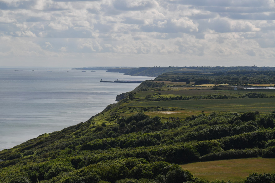 Omaha Beach, en Normandie.