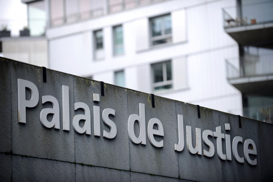 La façade d'un tribunal de justice, photographiée le 28 mars 2014 (image d'illustration)