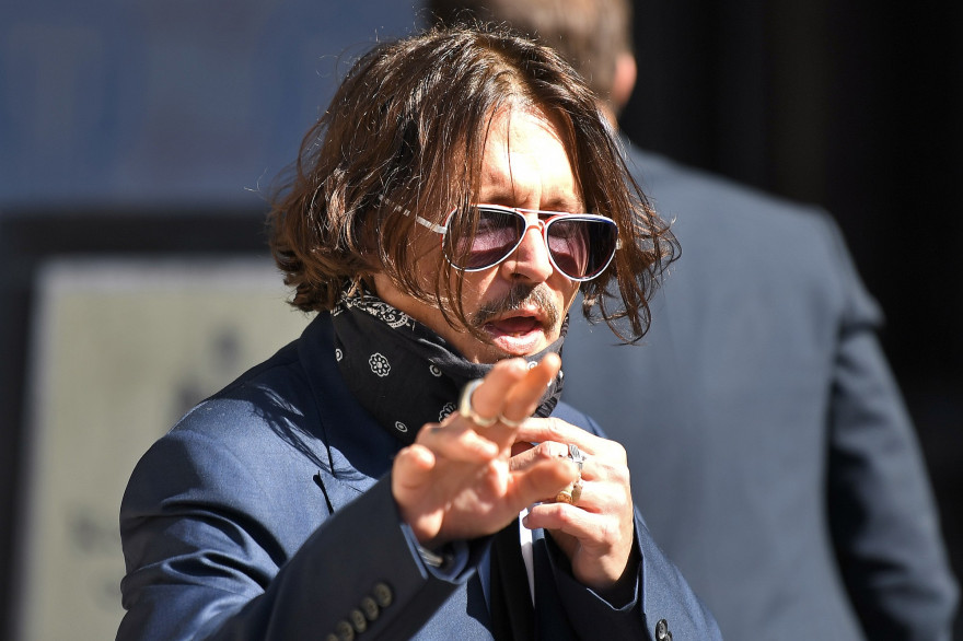 Johnny Depp, le 7 juillet 2020