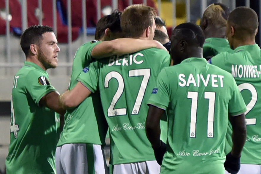 Beric a donné la victoire à Saint-Étienne contre Qabala (2-1)