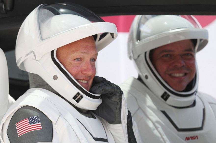 Les astronautes américains Bob Behnken et Doug Hurley "espèrent" pouvoir rentrer sur Terre ce dimanche 2 août