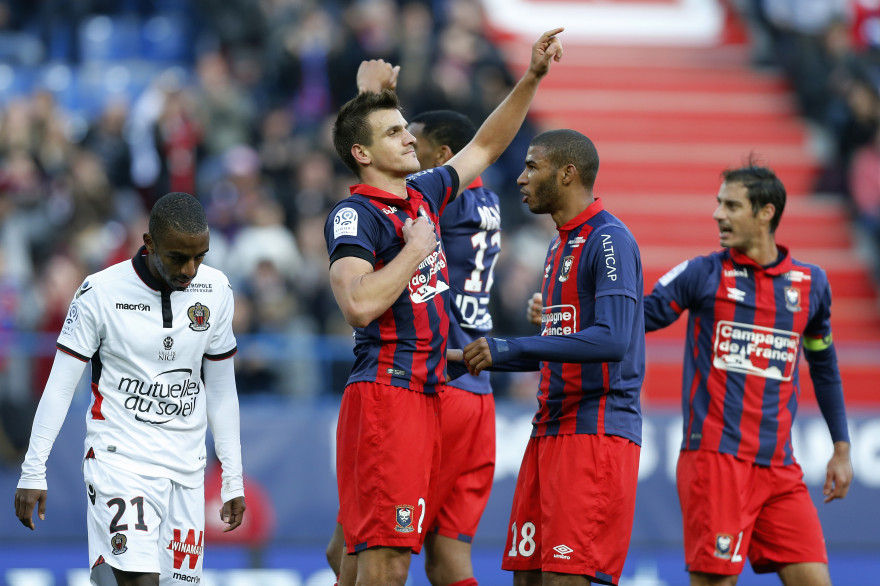 Caen a infligé sa première défaite en championnat à l'OGC Nice (1-0)