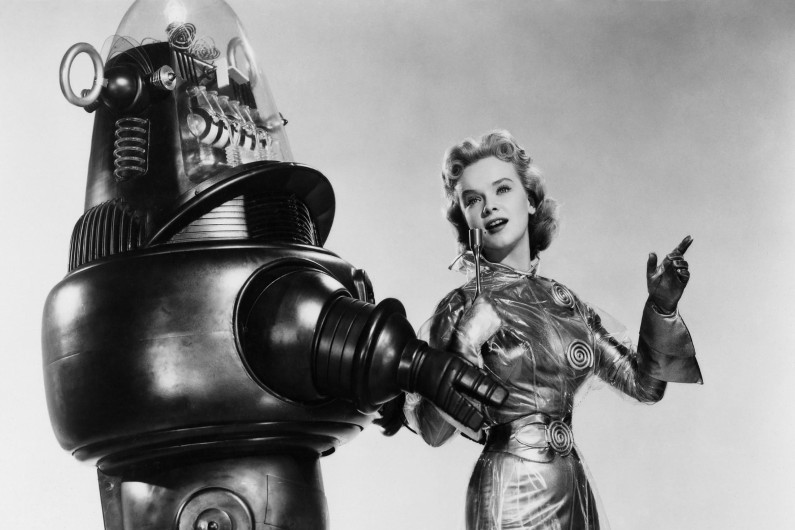 Une photo de promotion pour le film "Planète interdite"
