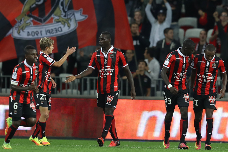 Mario Balotelli (au centre) et les Niçois ont réalisé un quasi sans-faute depuis le mois d'août