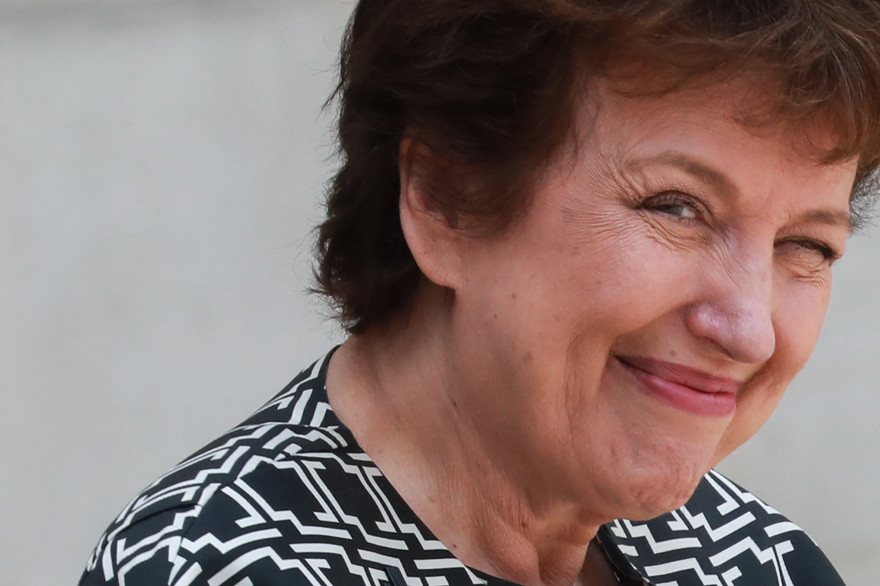 La ministre de la Culture Roselyne Bachelot à sa sortie de l'Élysée le 15 juillet 2020