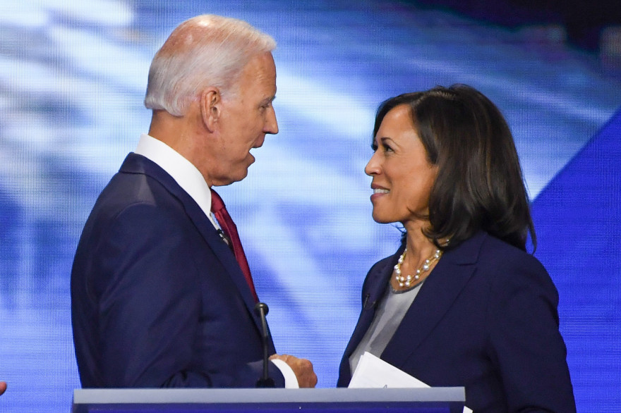 Joe Biden et Kamala Harris, le 13 septembre 2019
