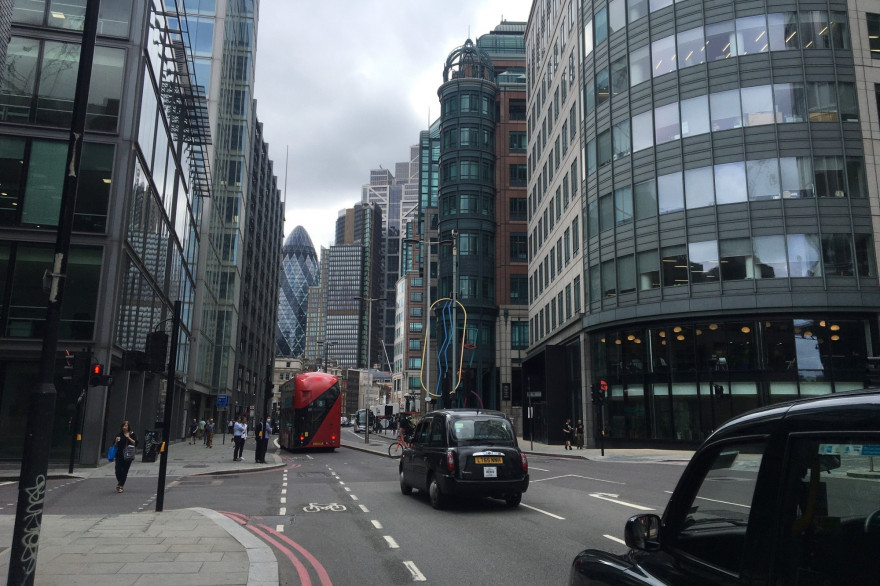 Illustration de la City à Londres