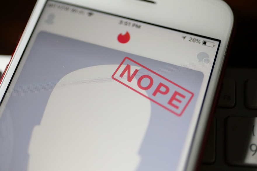 Application Tinder aux États-Unis (illustration)