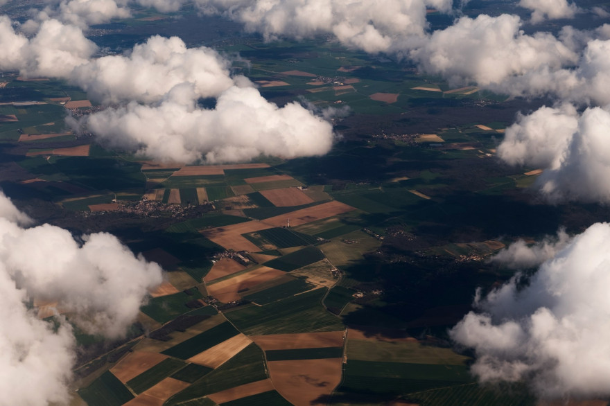 Vue aérienne de l'Essonne.