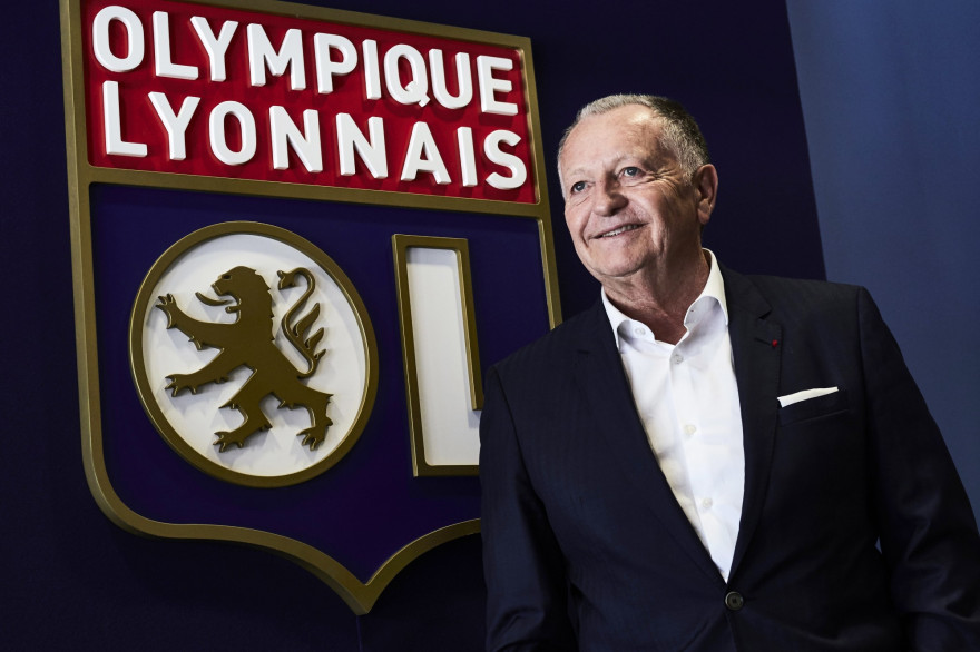 Jean-Michel Aulas au Parc OL le 29 juin 2017