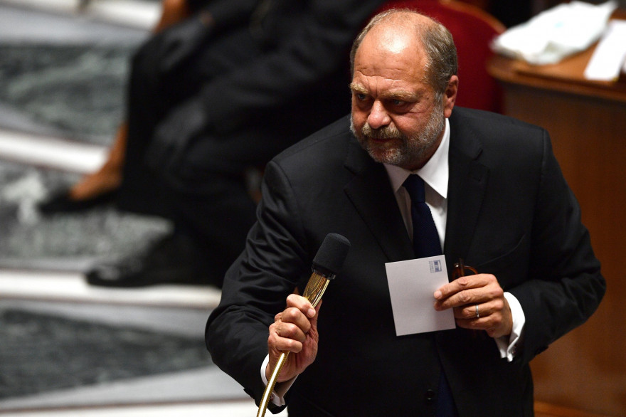Éric Dupond-Moretti à l'Assemblée nationale le 8 juillet 2020