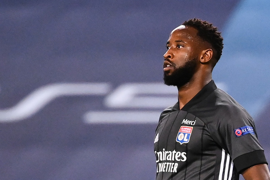 Moussa Dembélé avec Lyon à Lisbonne le 15 août 2020