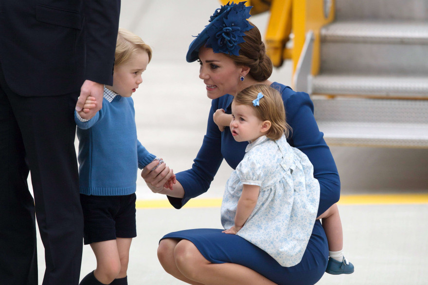 Kate Middleton en compagnie de ses enfants