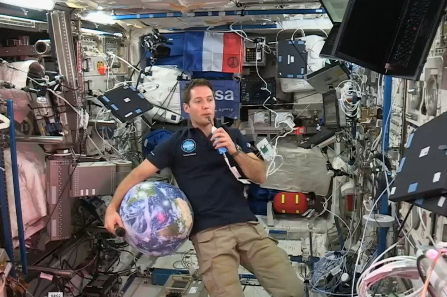 Thomas Pesquet s'est exprimé depuis l'espace pour la première fois le 23 novembre