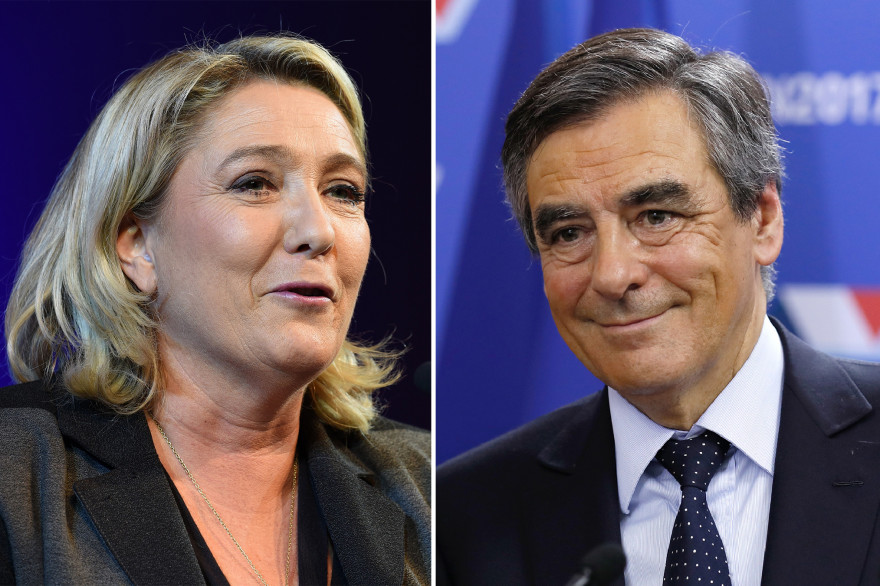 Marine Le Pen et François Fillon