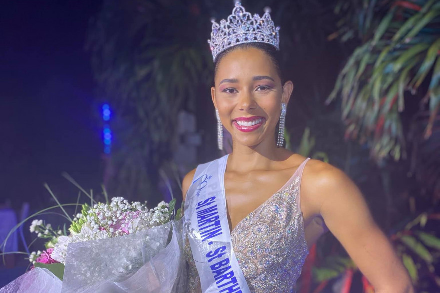 Naïma Dessout, 18 ans, a été élue Miss Saint-Martin/Saint-Barthélémy