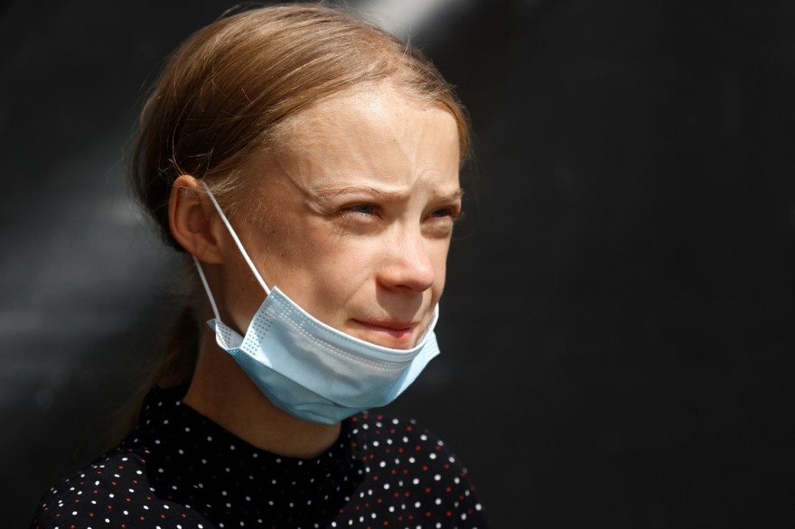 Greta Thunberg à Berlin, le 20 août 2020.