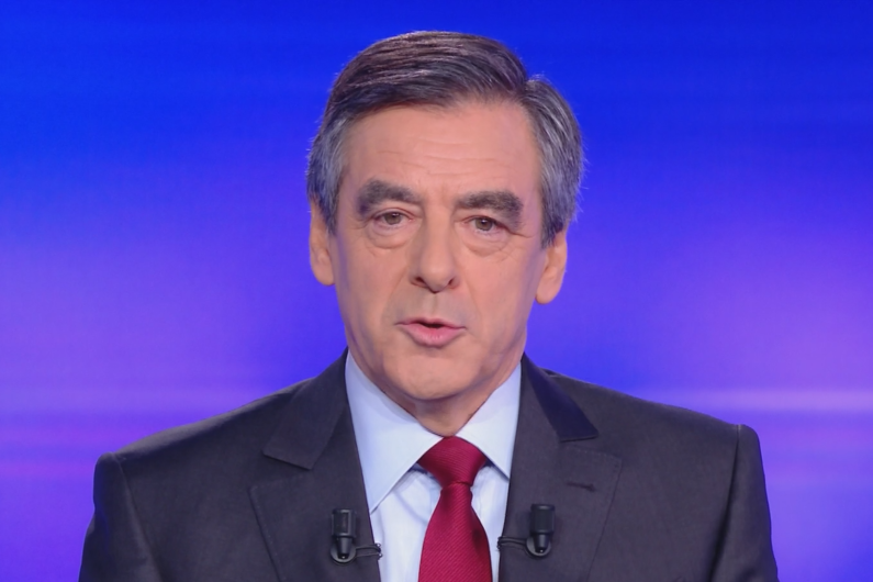 François Fillon lors du débat le 24 novembre 2016