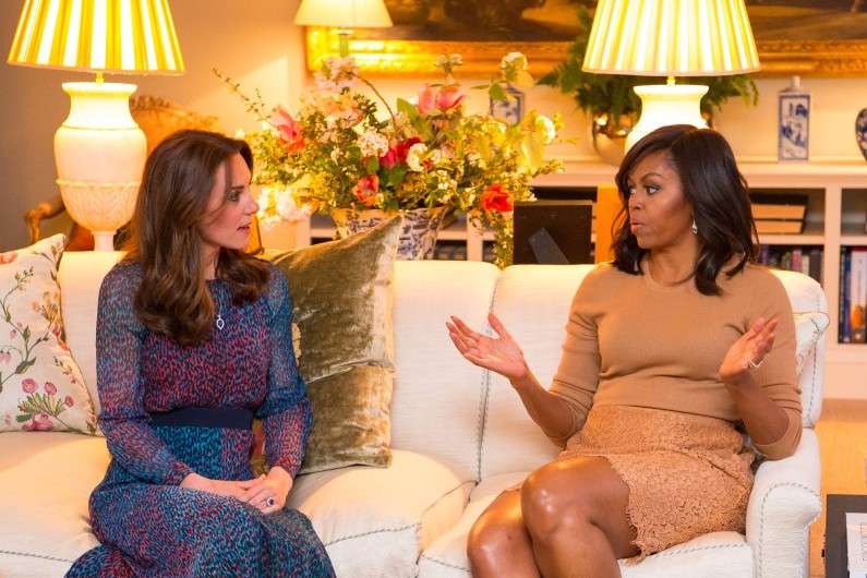 Kate Middleton et Michelle Obama se sont vues pour la dernière fois à Londres, en avril 2016