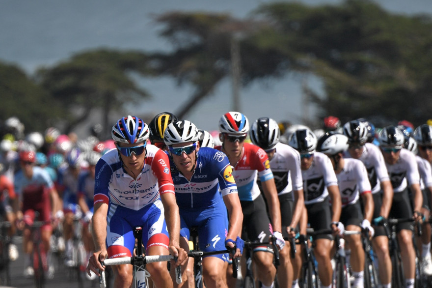 Le peloton du Tour de France le 7 juillet 2018